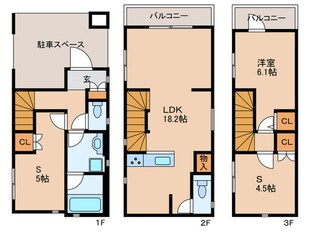 Ｋｏｌｅｔ千鳥町の物件間取画像